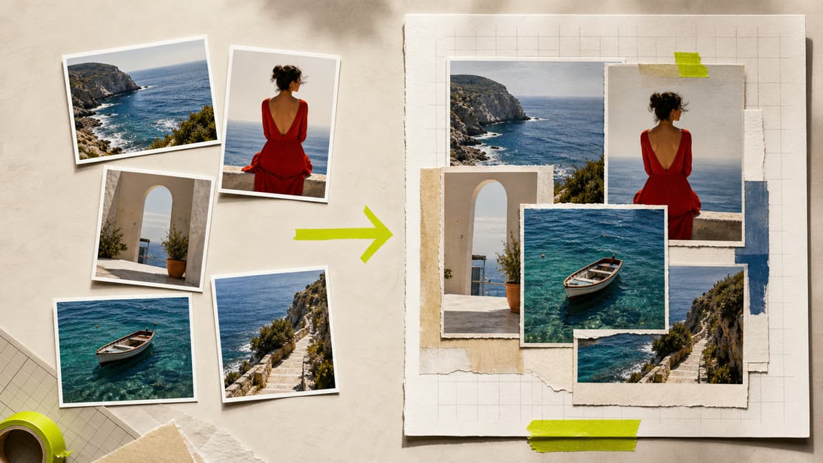 Bring the images together.