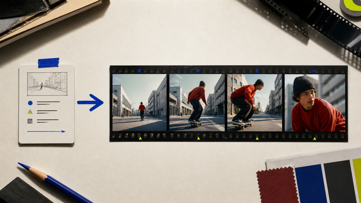 Write the shot. Generate the motion.